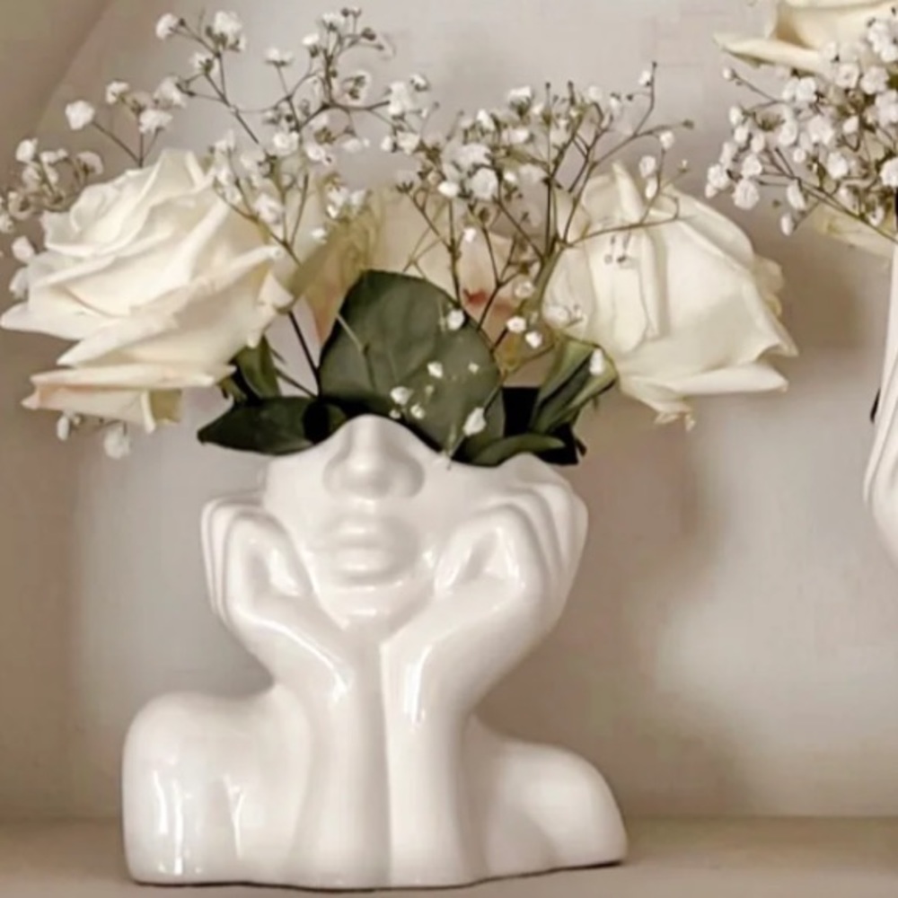 Head In The Flowers Vase
